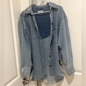 Distressed Jean Jacket